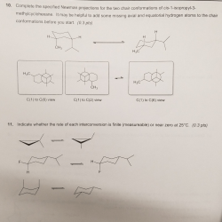 Cis 1 isopropyl 2 methylcyclohexane