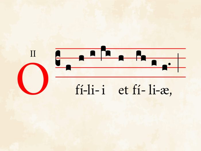 Filiae filii music