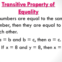 Transitive property definition example