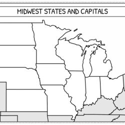 Midwest region states and capitals and abbreviations