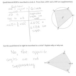 Answer key inscribed angles worksheet answers